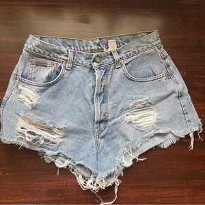 Vintage Calvin Klein Cutoff Denim Shorts